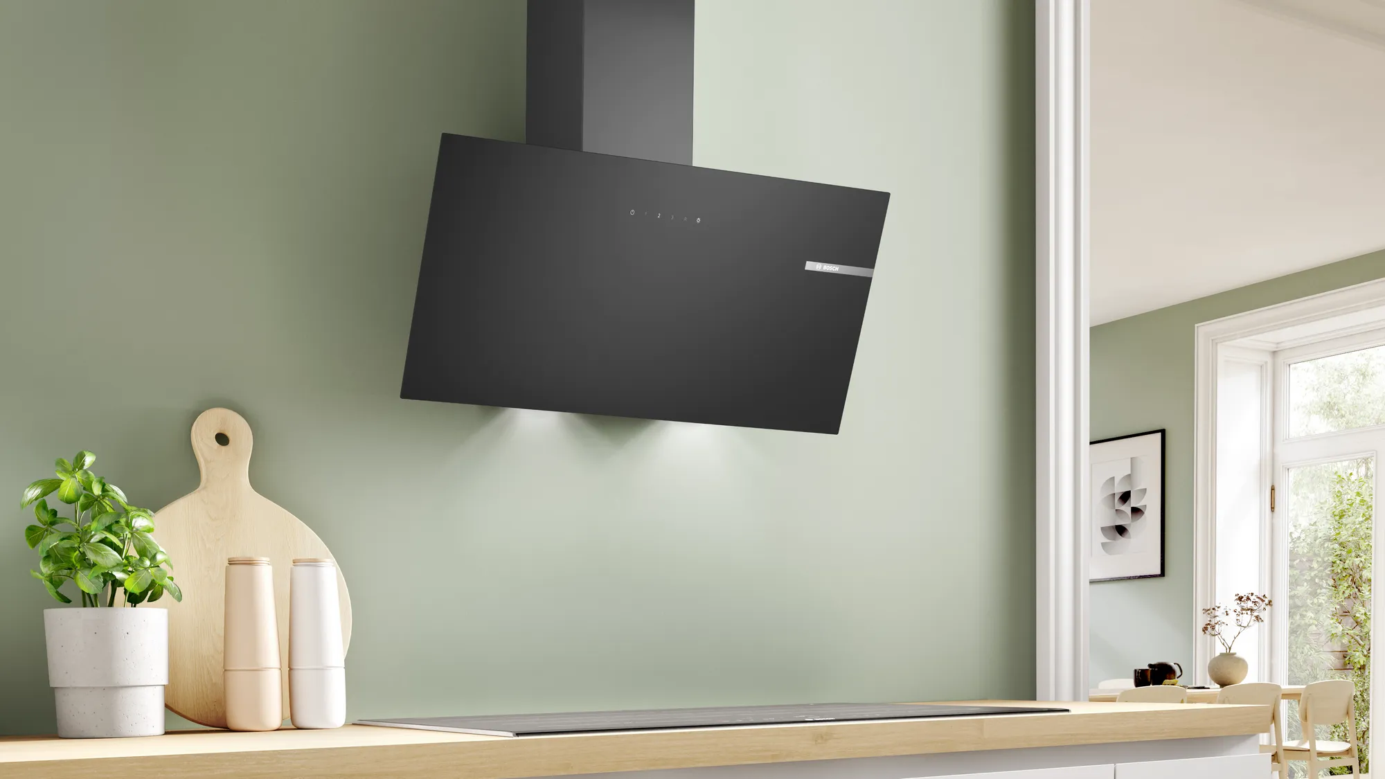 BOSCH DWK85DK60 SERIE 2 plafonddampkap - 80cm BOSCH DWK85DK60 SERIE 2 plafonddampkap - 80cm