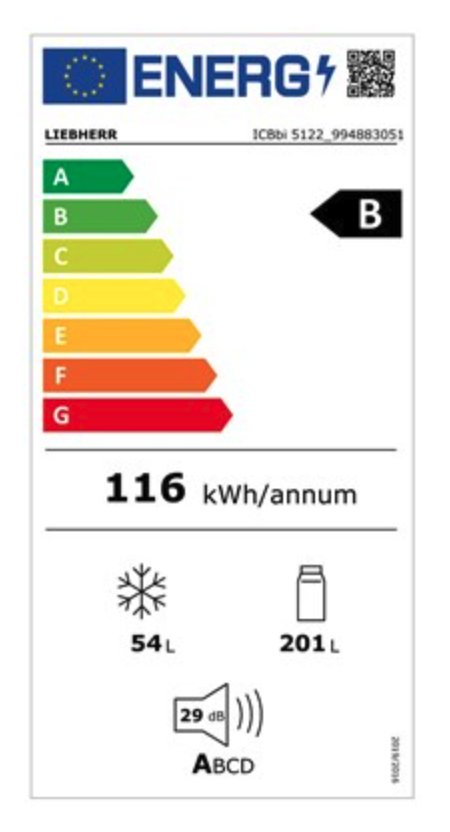 LIEBHERR ICBBI512222 koel-/vriescombinatie - 178cm LIEBHERR ICBBI512222 koel-/vriescombinatie - 178cm