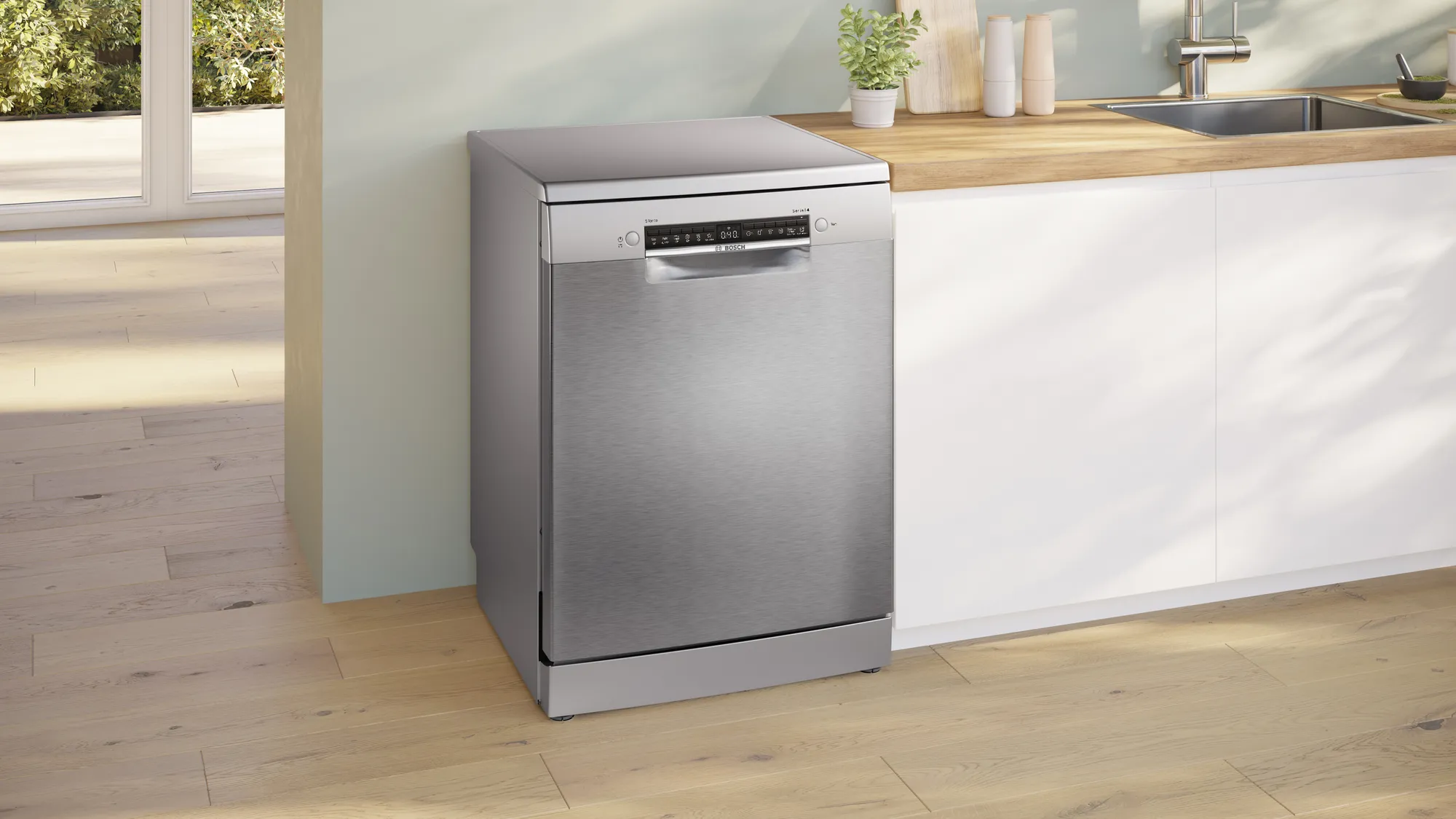 BOSCH SMS4HKI07E SERIE 4 vrijstaande vaatwasser