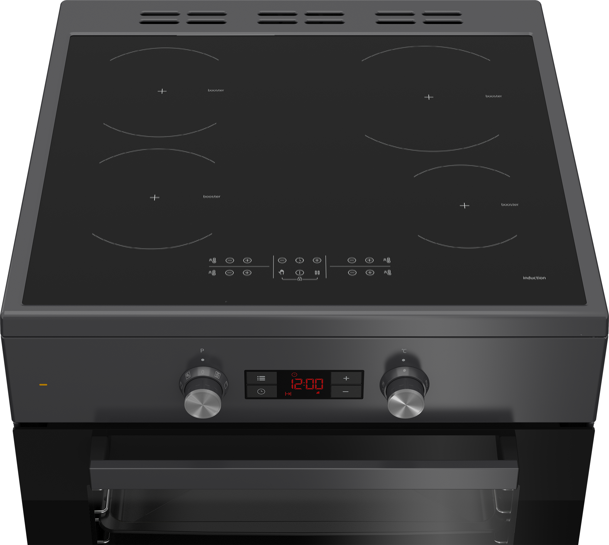 BEKO FSM89301GA fornuis met inductie kookplaat - 60cm BEKO FSM89301GA fornuis met inductie kookplaat - 60cm