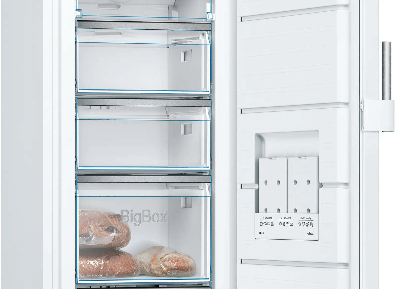 BOSCH GSN29EWEV SERIE 4 vrijstaande vriezer - 161cm