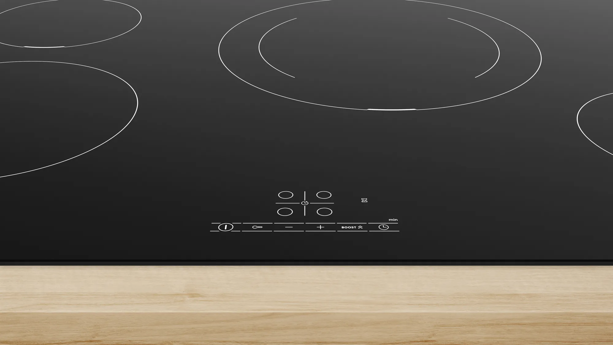 BOSCH PIE811BB5E SERIE 2 inductiekookplaat - 80cm BOSCH PIE811BB5E SERIE 2 inductiekookplaat - 80cm