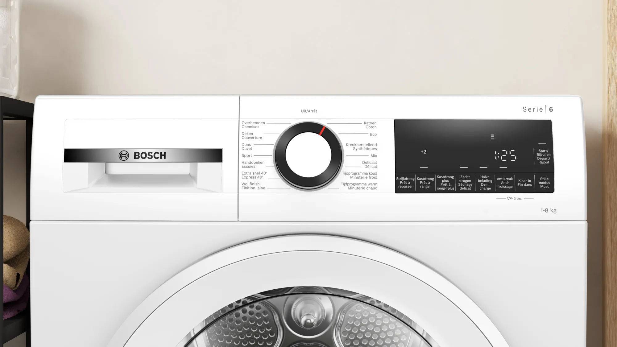BOSCH WQG1320AFG SERIE 6 droogkast BOSCH WQG1320AFG SERIE 6 droogkast