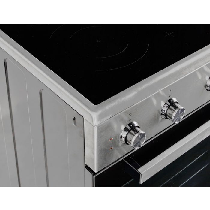 BEKO FSM67010GX fornuis met keramische kookplaat - 60cm BEKO FSM67010GX fornuis met keramische kookplaat - 60cm