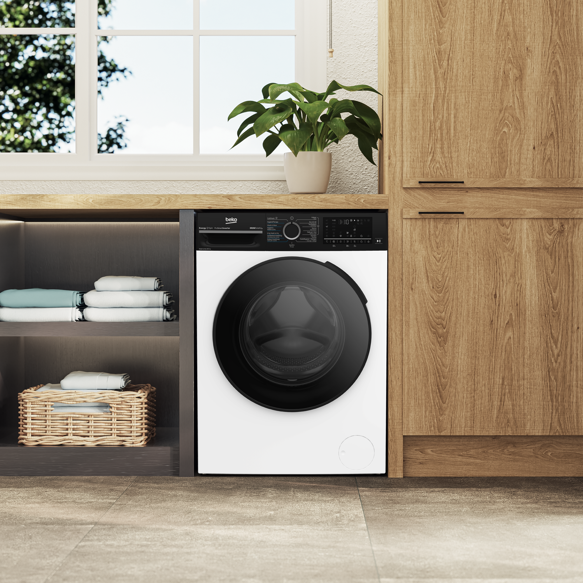 BEKO BM5DFT4941B was- droogcombinatie
