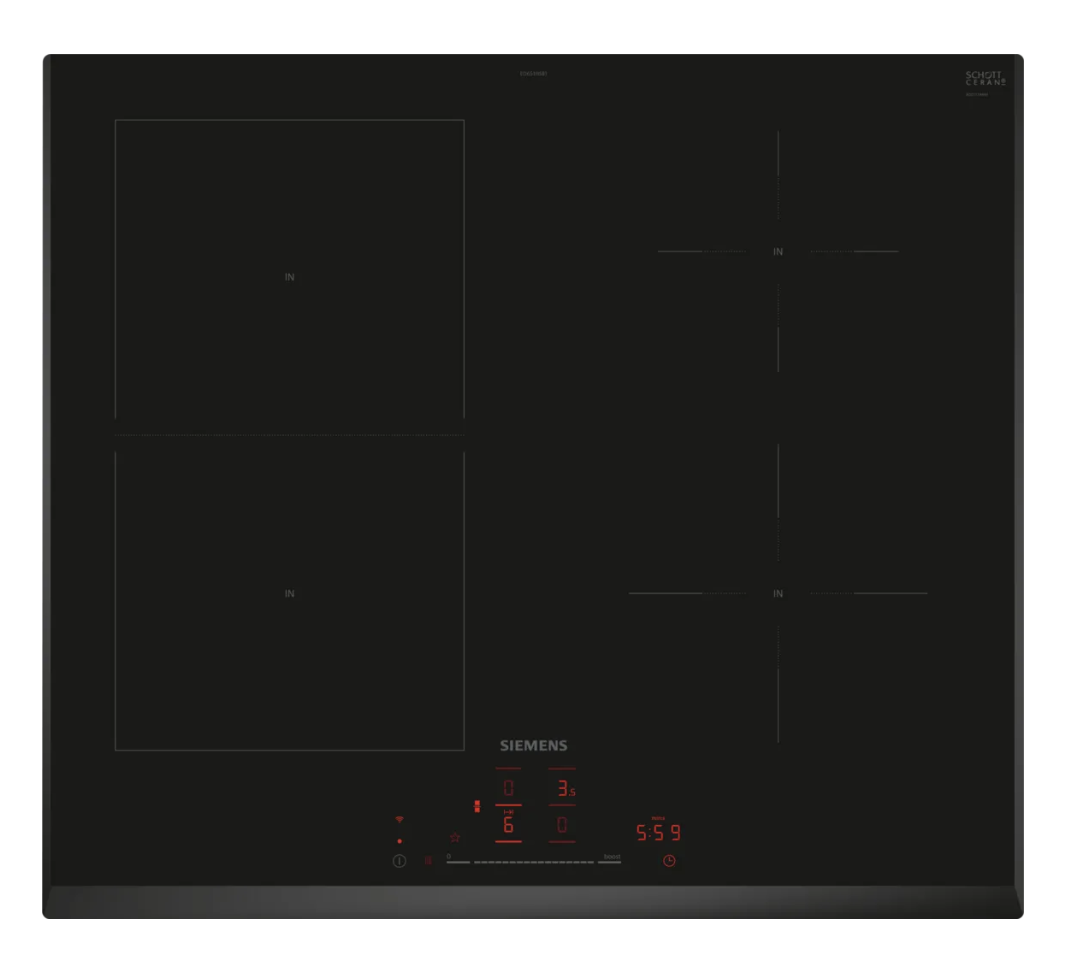 SIEMENS ED651HSB1E IQ500 inductiekookplaat - 60cm
