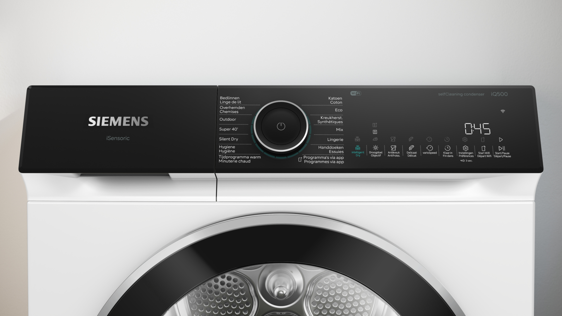 SIEMENS WQ46N2D0FG IQ500 Droogkast 9 kg