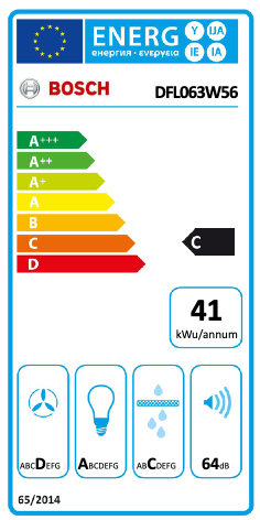 BOSCH DFL063W56 SERIE 2 telescopische dampkap - 60cm BOSCH DFL063W56 SERIE 2 telescopische dampkap - 60cm
