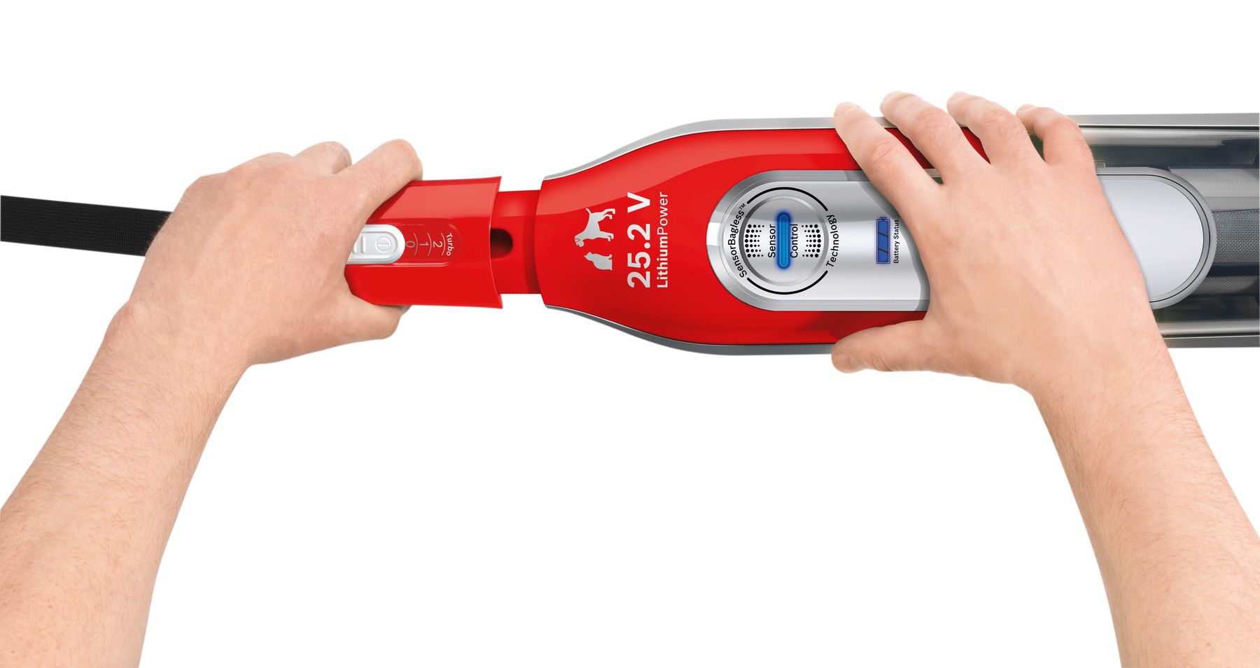 BOSCH BCH6ZOOO Athlet steelstofzuiger