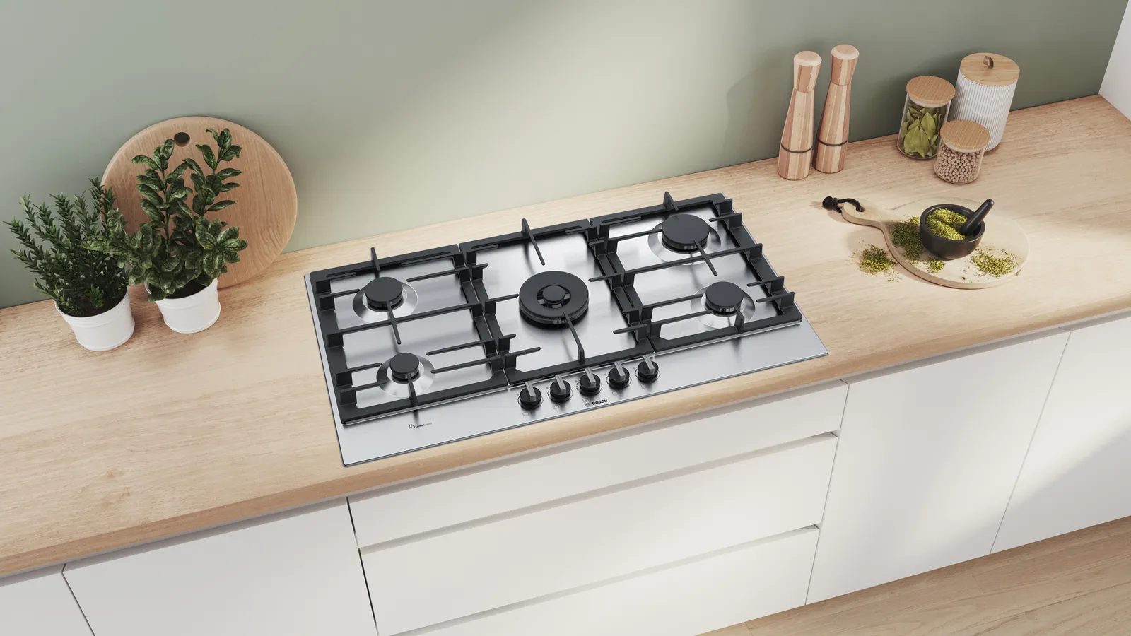 BOSCH PCR9A5B90 SERIE 6 gaskookplaat - 90cm
