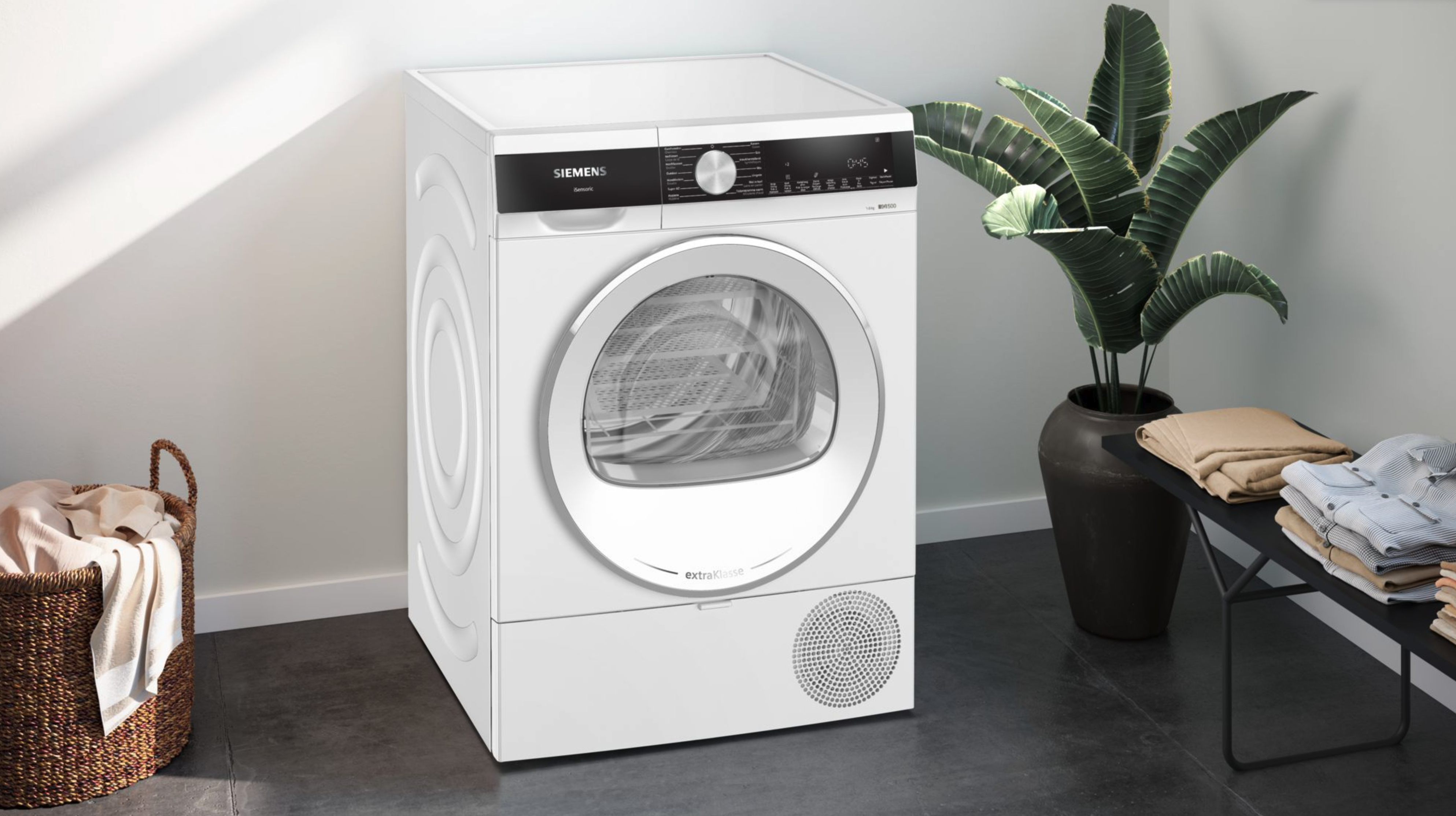 SIEMENS WQ33G2DSFG iQ500 droogkast - warmtepomp SIEMENS WQ33G2DSFG iQ500 droogkast - warmtepomp