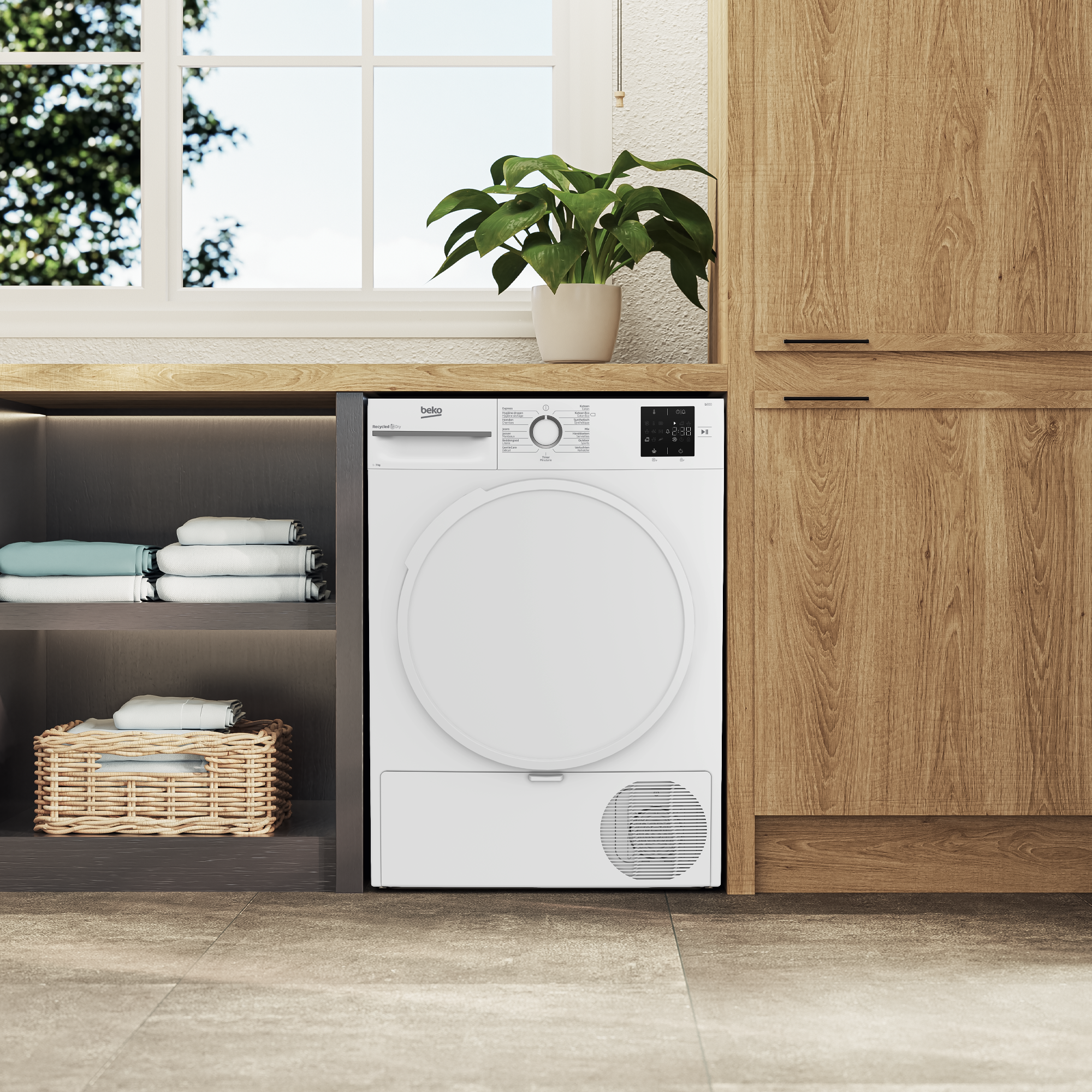 BEKO BM3T3722W droogkast - warmtepomp