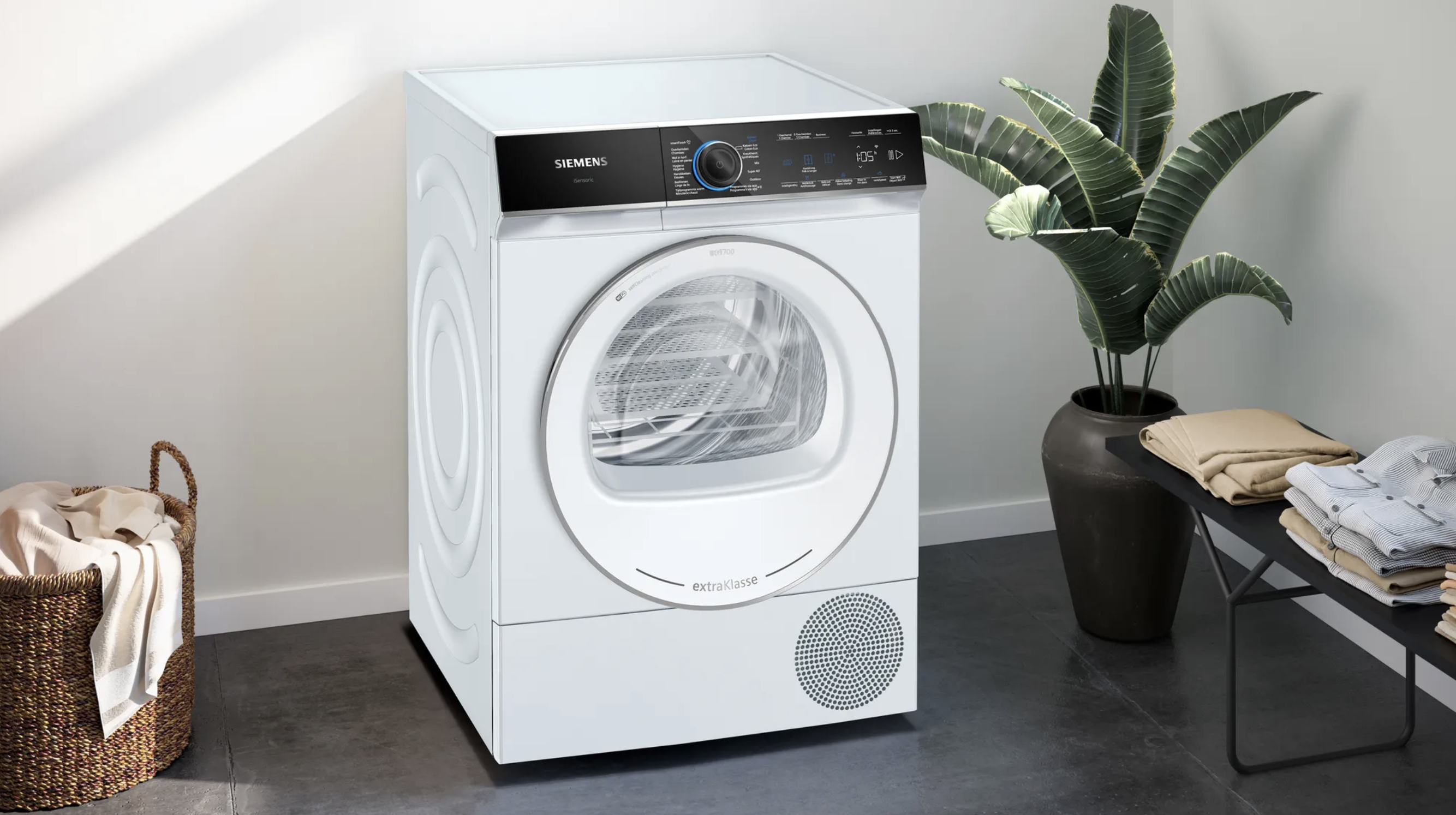 SIEMENS WQ46B2C9FG IQ700 droogkast - warmtepomp SIEMENS WQ46B2C9FG IQ700 droogkast - warmtepomp