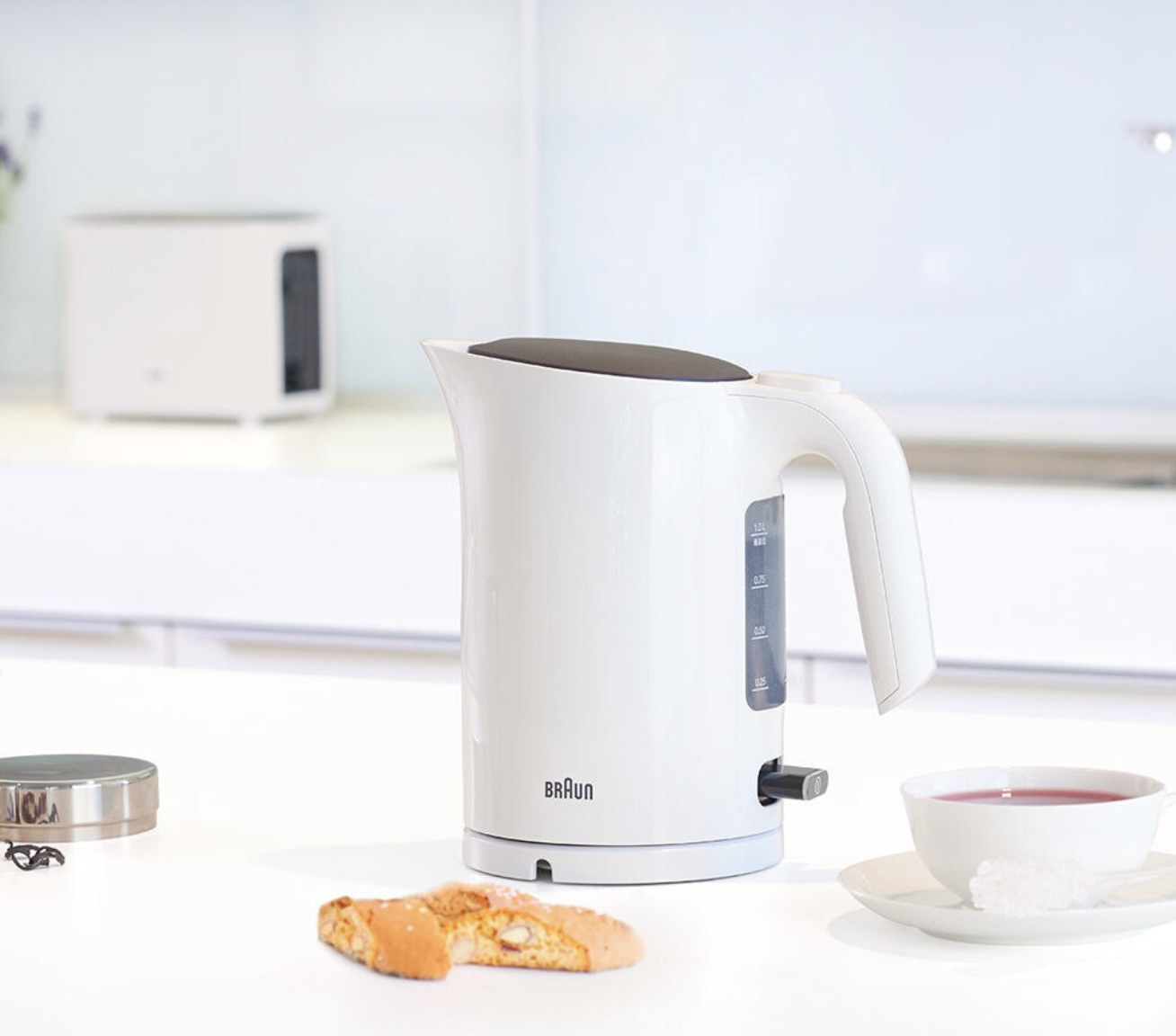 BRAUN (DELONGHI) BHWK3110WH waterkoker BRAUN (DELONGHI) BHWK3110WH waterkoker