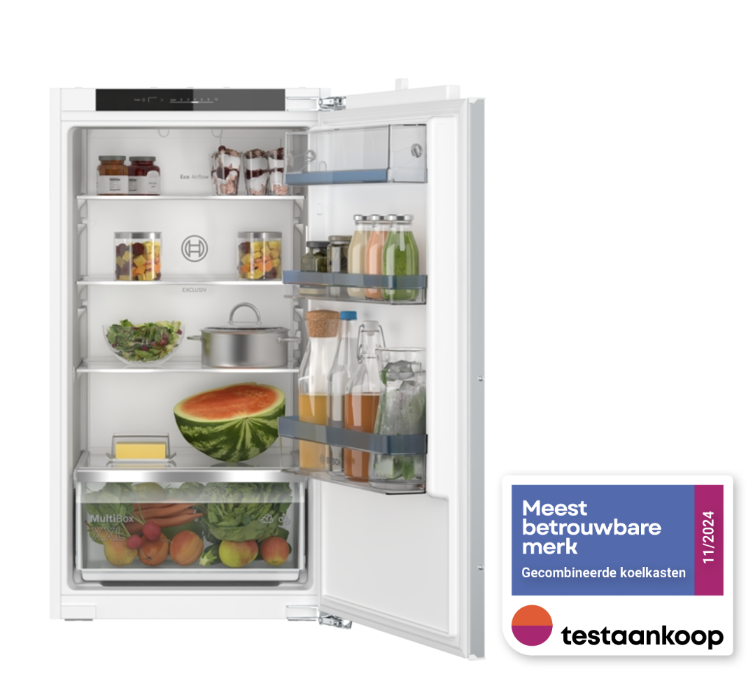 BOSCH KIR31EFE0 SERIE 4 koelkast zonder vriesvak - 102cm BOSCH KIR31EFE0 SERIE 4 koelkast zonder vriesvak - 102cm