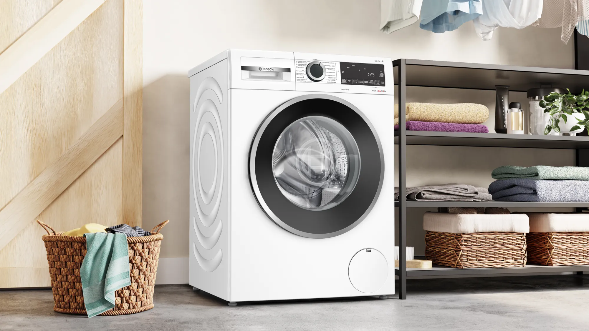 BOSCH WNG24406FG Serie 6 was- droogcombinatie BOSCH WNG24406FG Serie 6 was- droogcombinatie