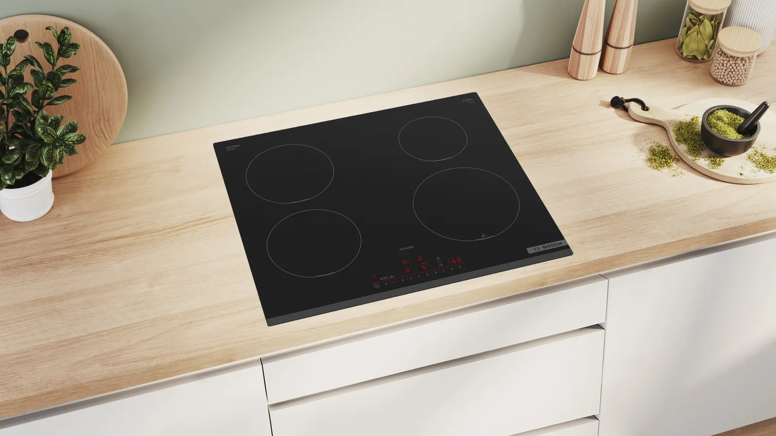 BOSCH PKE611BA2M SERIE 4 vitrokeramische kookplaat - 60cm