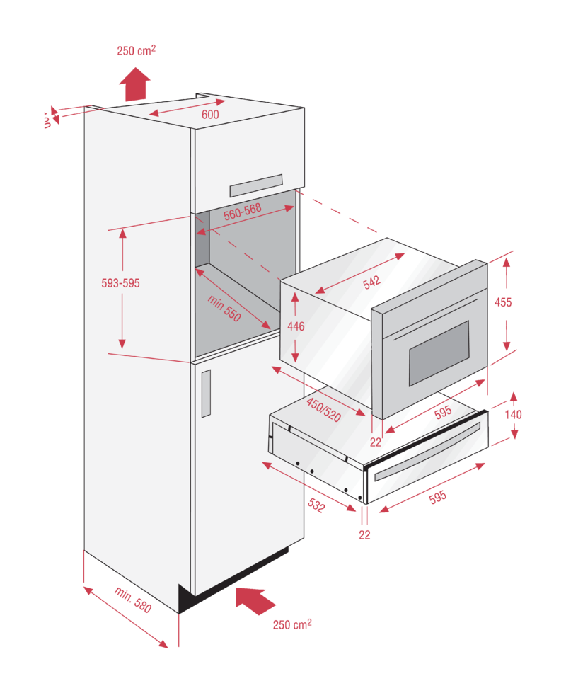 BEKO BDRW11401FB warmhoudlade - 14cm BEKO BDRW11401FB warmhoudlade - 14cm