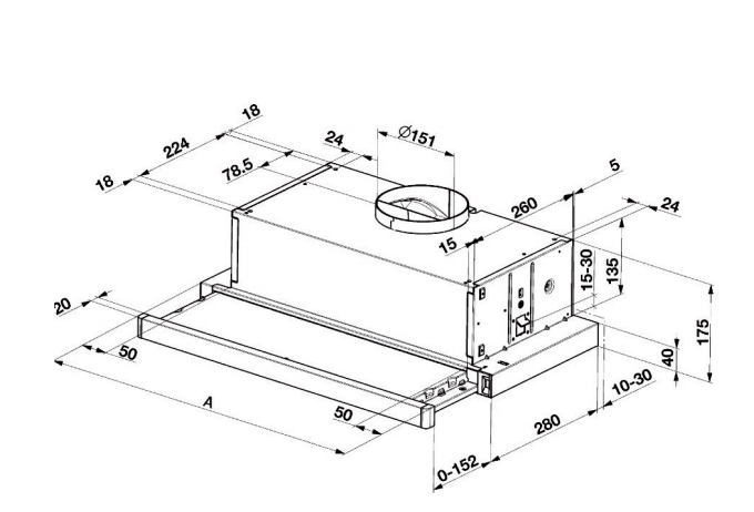 BEKO CTB9407X telescopische dampkap - 90cm BEKO CTB9407X telescopische dampkap - 90cm