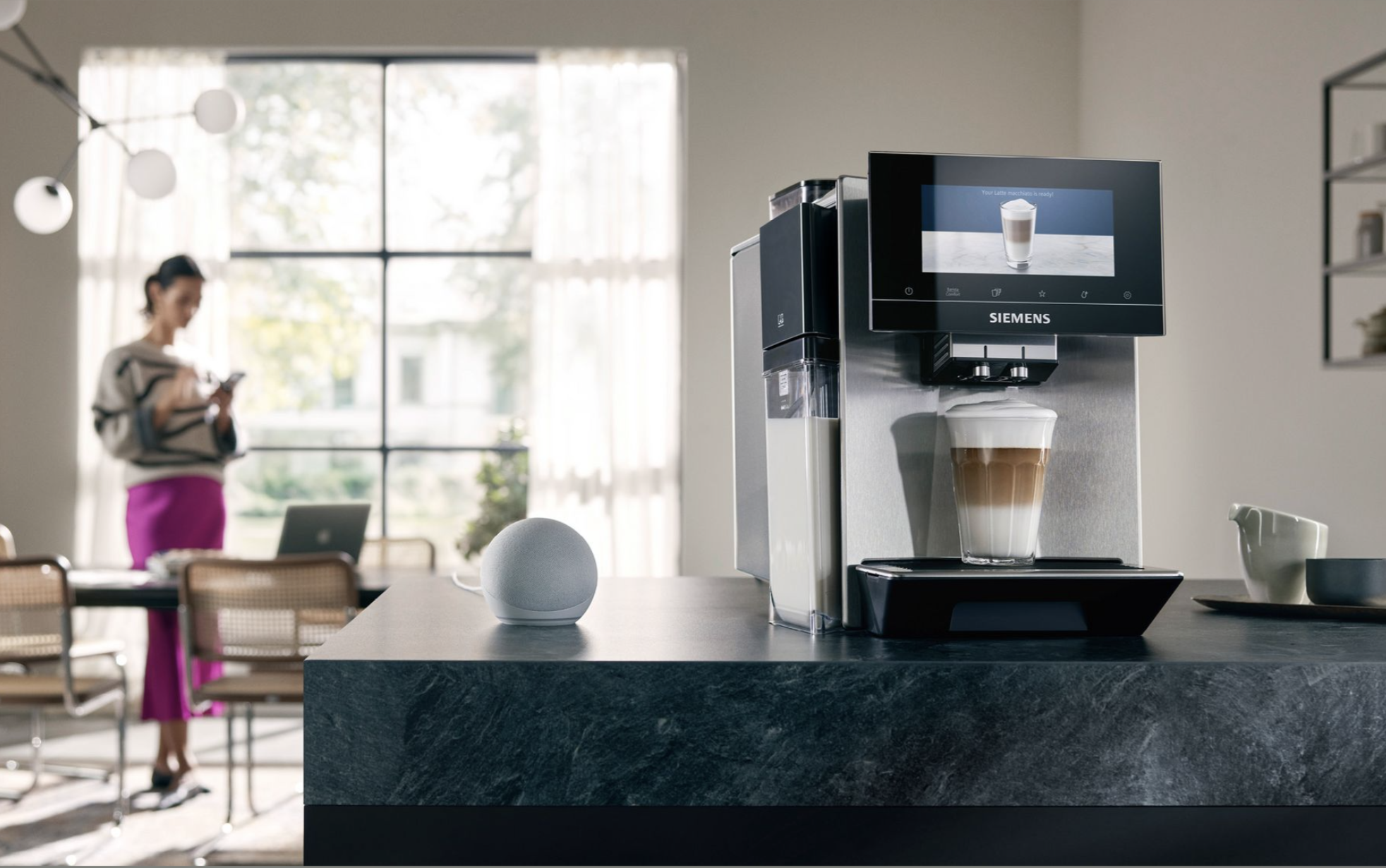 SIEMENS TQ907FZ3 EQ900 espresso machine