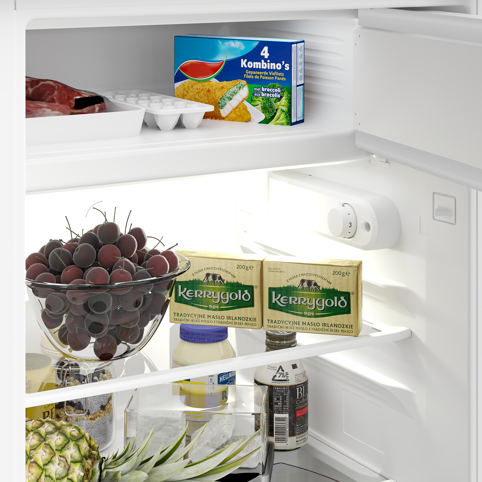 BEKO TSE1284N onderbouw koelkast met vriesvak BEKO TSE1284N onderbouw koelkast met vriesvak