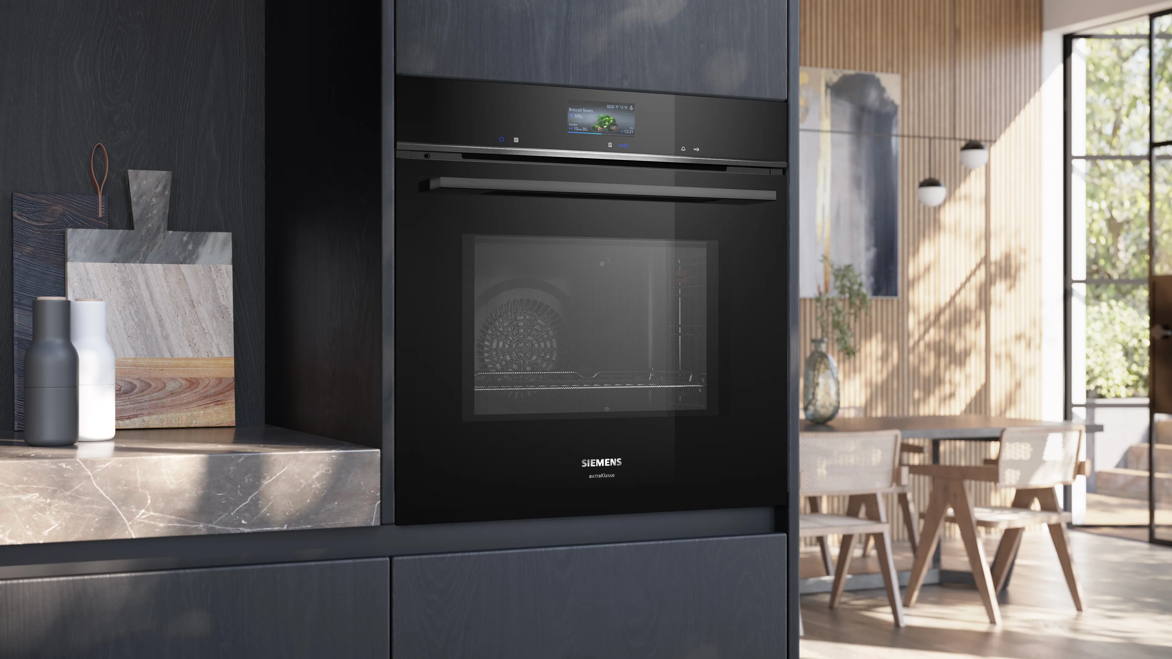 SIEMENS HM776GNB1F IQ700 multifunctionele oven met microgolfoven - 60cm