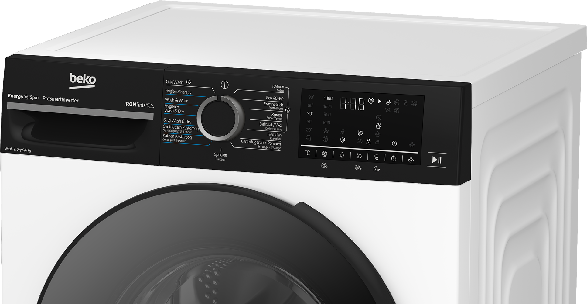 BEKO BM5DFT4941B was- droogcombinatie