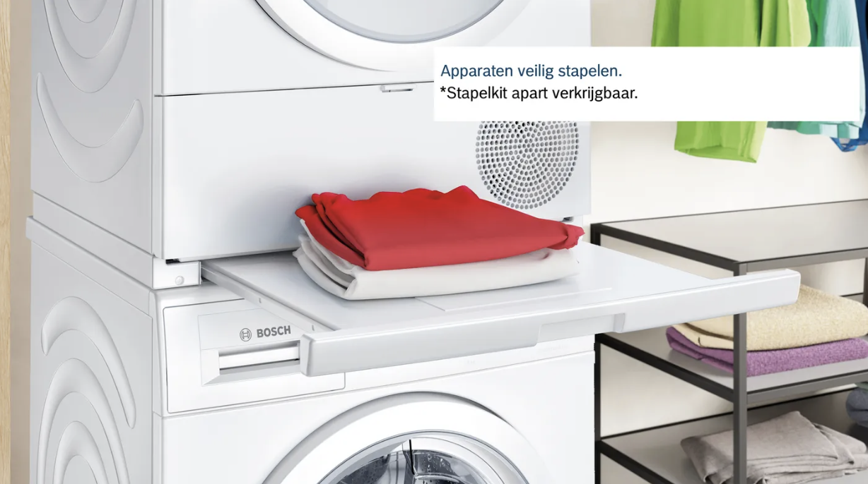 BOSCH WQG133DEFG Serie 8 droogkast