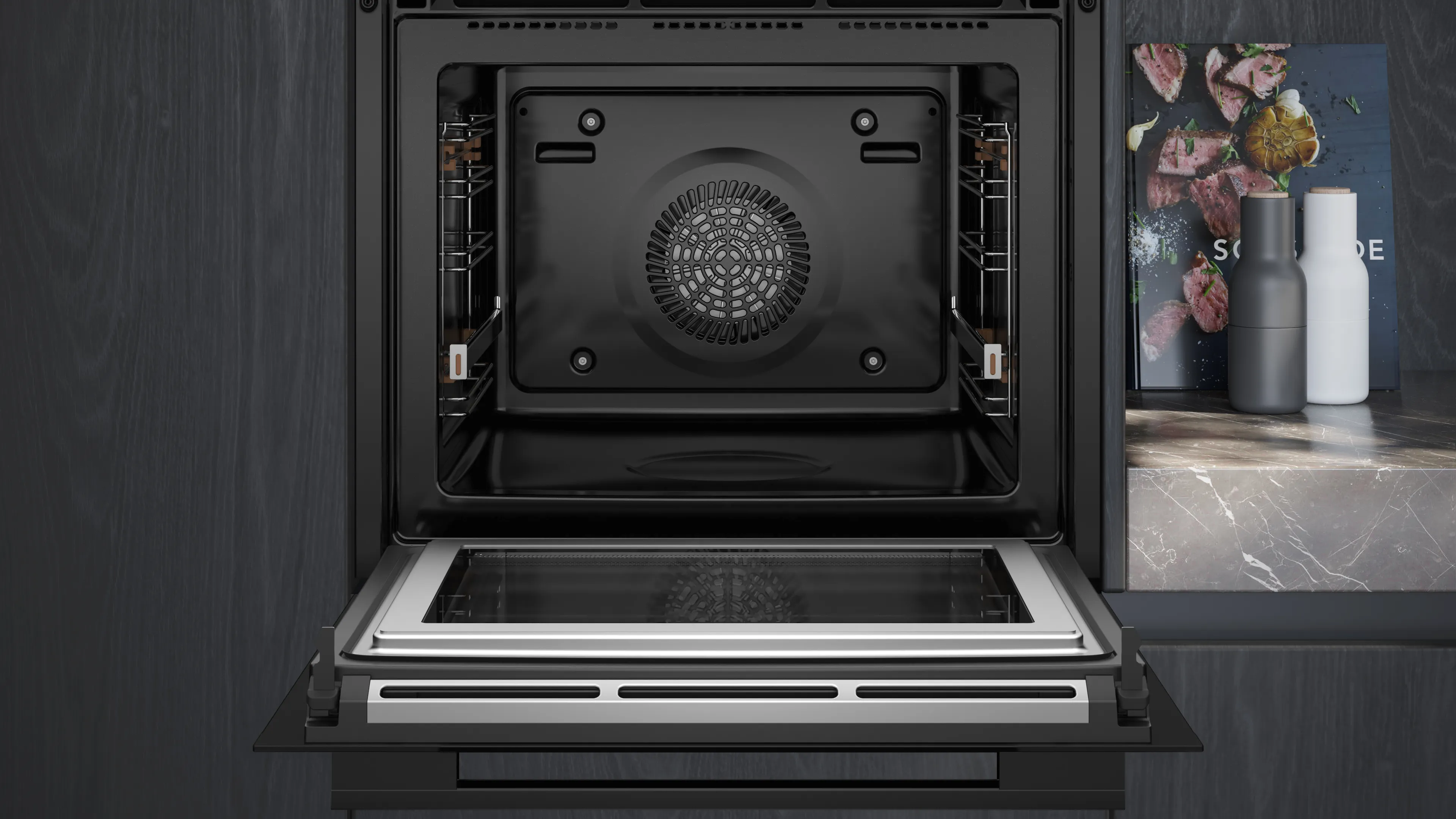 SIEMENS HM776GNB1F IQ700 multifunctionele oven met microgolfoven - 60cm