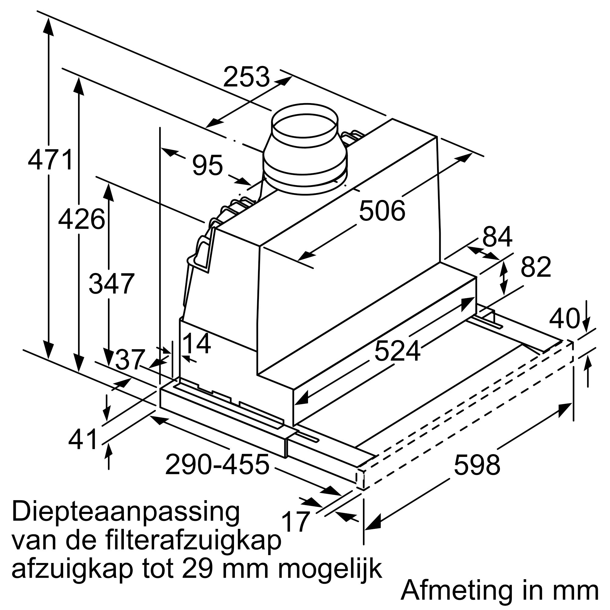 SIEMENS LI67SA531 IQ300 telescopische dampkap - 60cm SIEMENS LI67SA531 IQ300 telescopische dampkap - 60cm