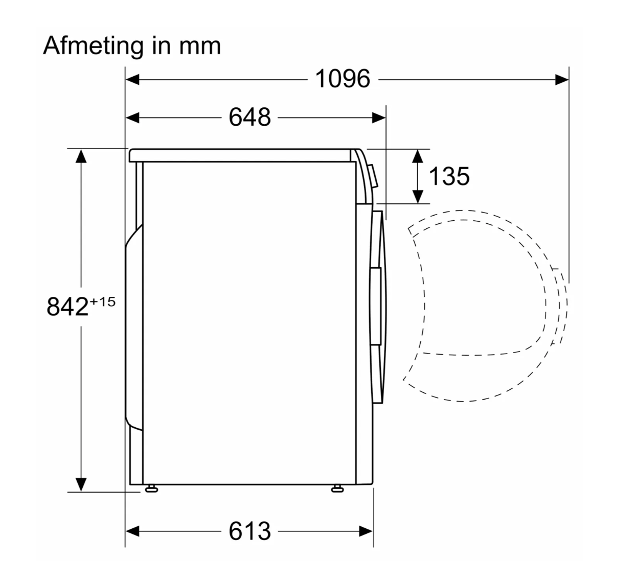 SIEMENS WQ46H2DPFG iQ500 droogkast SIEMENS WQ46H2DPFG iQ500 droogkast