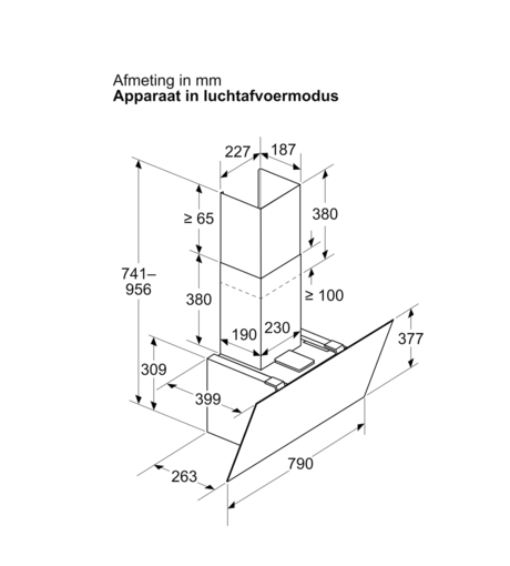 SIEMENS LC85KDF61 headfree dampkap