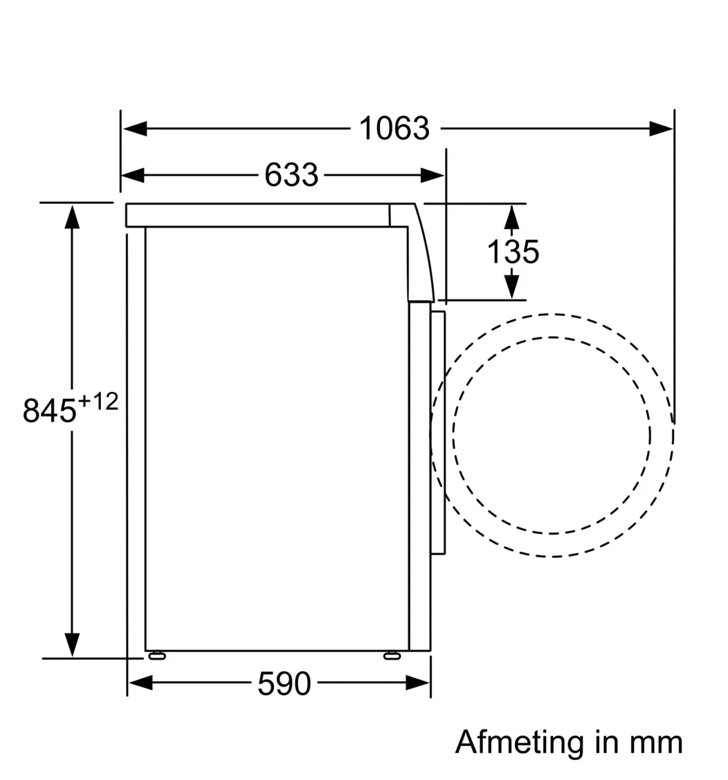 BOSCH WAN282B4FG SERIE 4 wasmachine