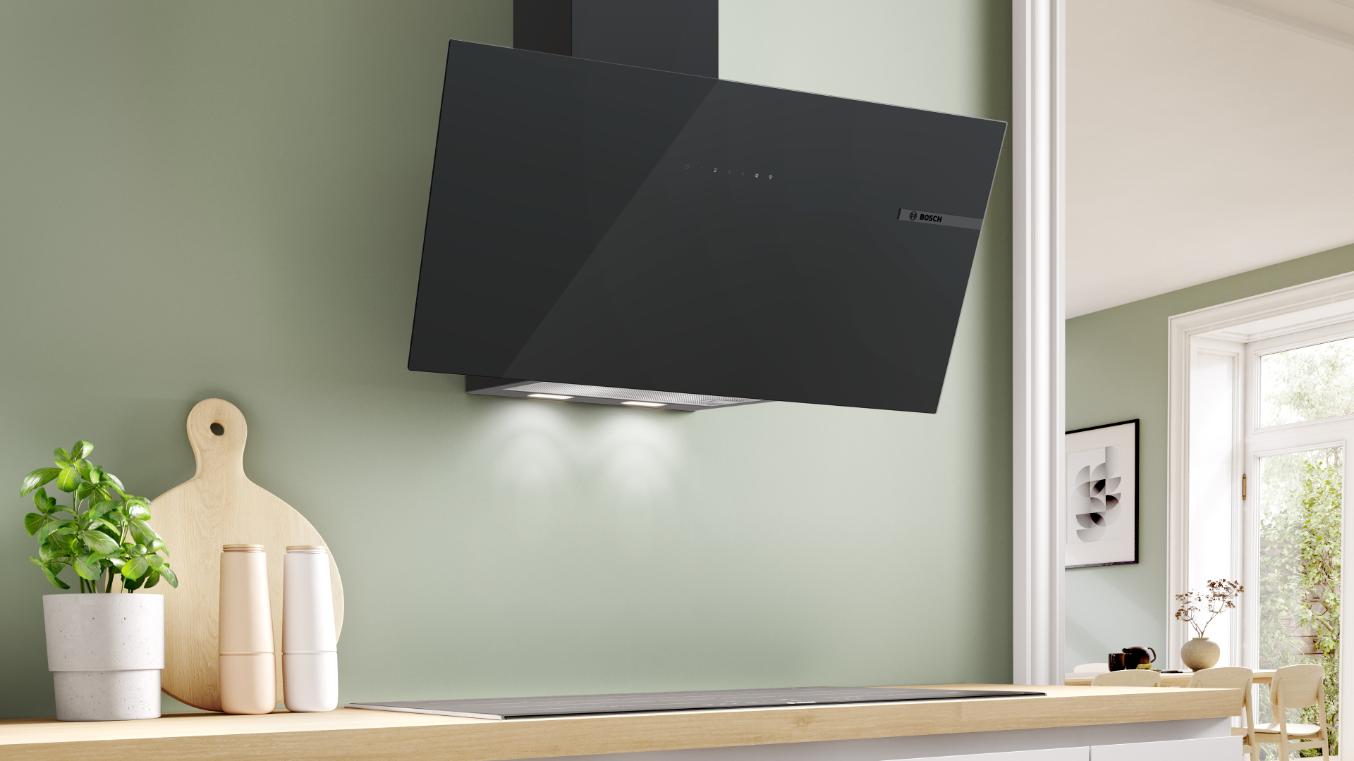 BOSCH DWK87PN61 headfree dampkap - 80cm