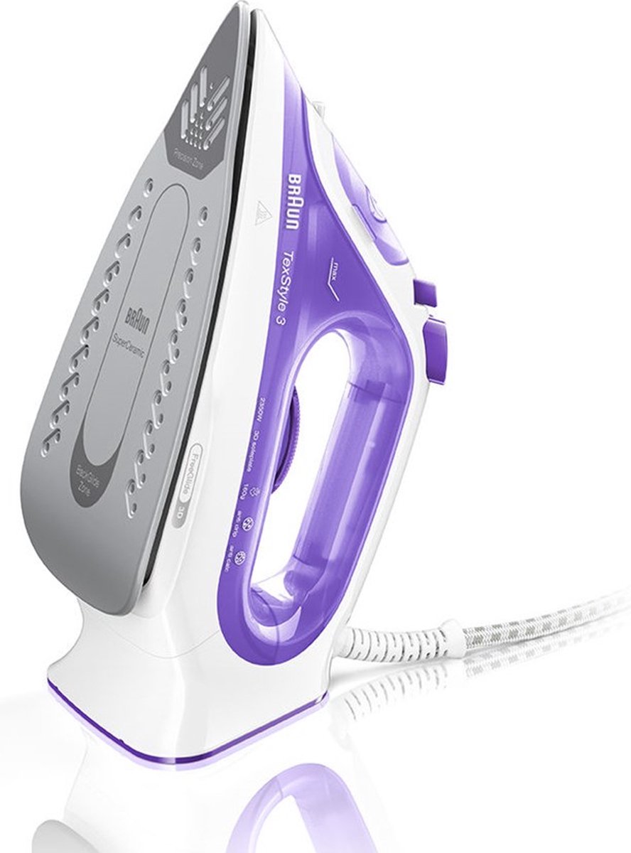 BRAUN (DELONGHI) BHSI3042VI stoomstrijkijzer BRAUN (DELONGHI) BHSI3042VI stoomstrijkijzer