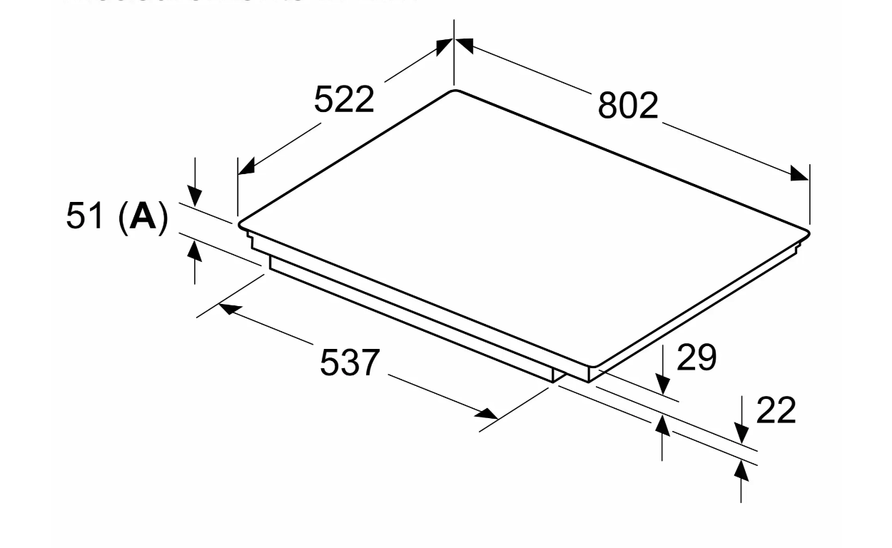 SIEMENS ED81AHWB1E inductiekookplaat - 80cm