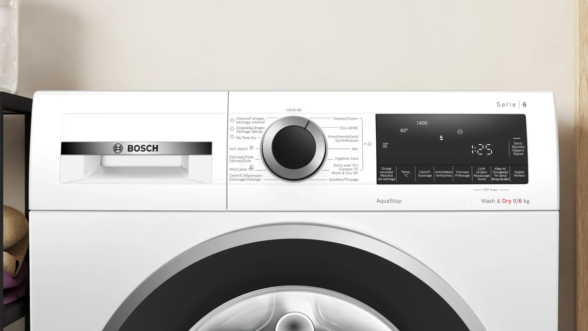 BOSCH WNG24406FG Serie 6 was- droogcombinatie BOSCH WNG24406FG Serie 6 was- droogcombinatie
