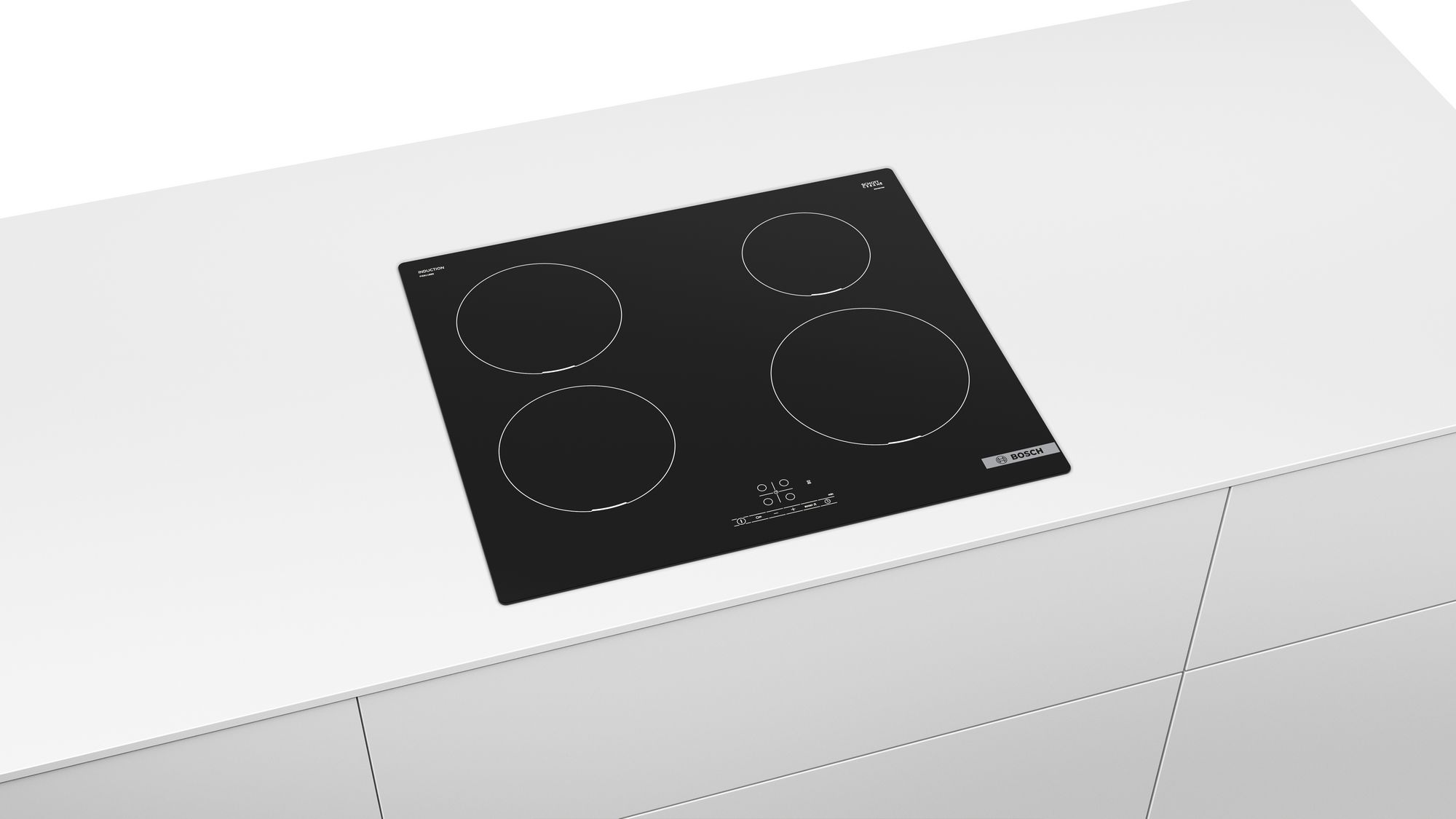BOSCH PIE611BB5E SERIE 4 inductiekookplaat - 60cm BOSCH PIE611BB5E SERIE 4 inductiekookplaat - 60cm