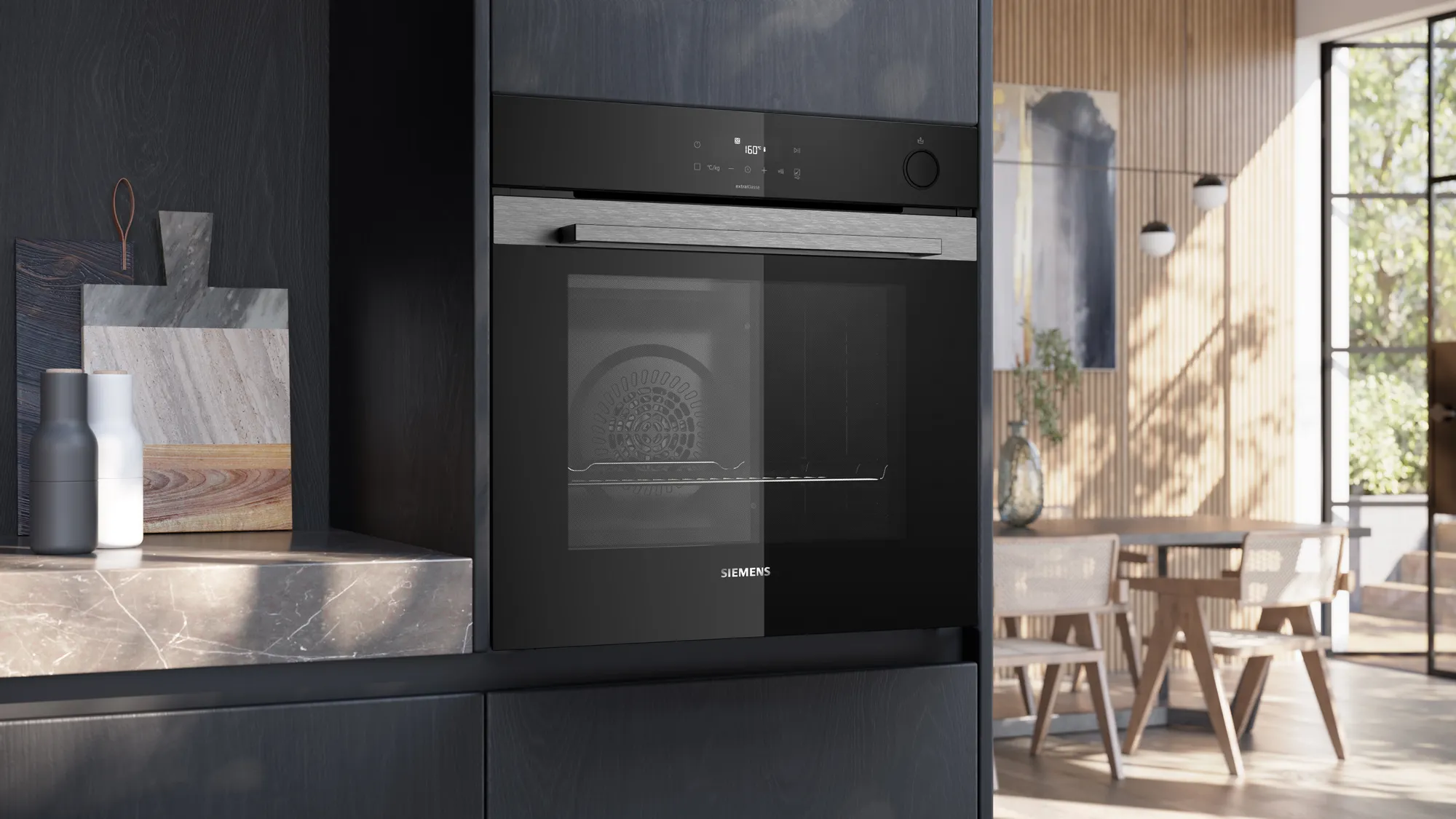 SIEMENS HR372G0S3 iQ300 multifunctionele oven met stoomtoevoeging - 60cm