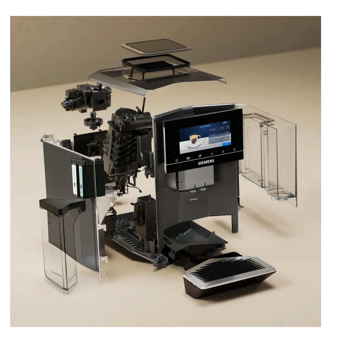 SIEMENS SDA ERT TQ905RZ5 EQ900 espresso machine