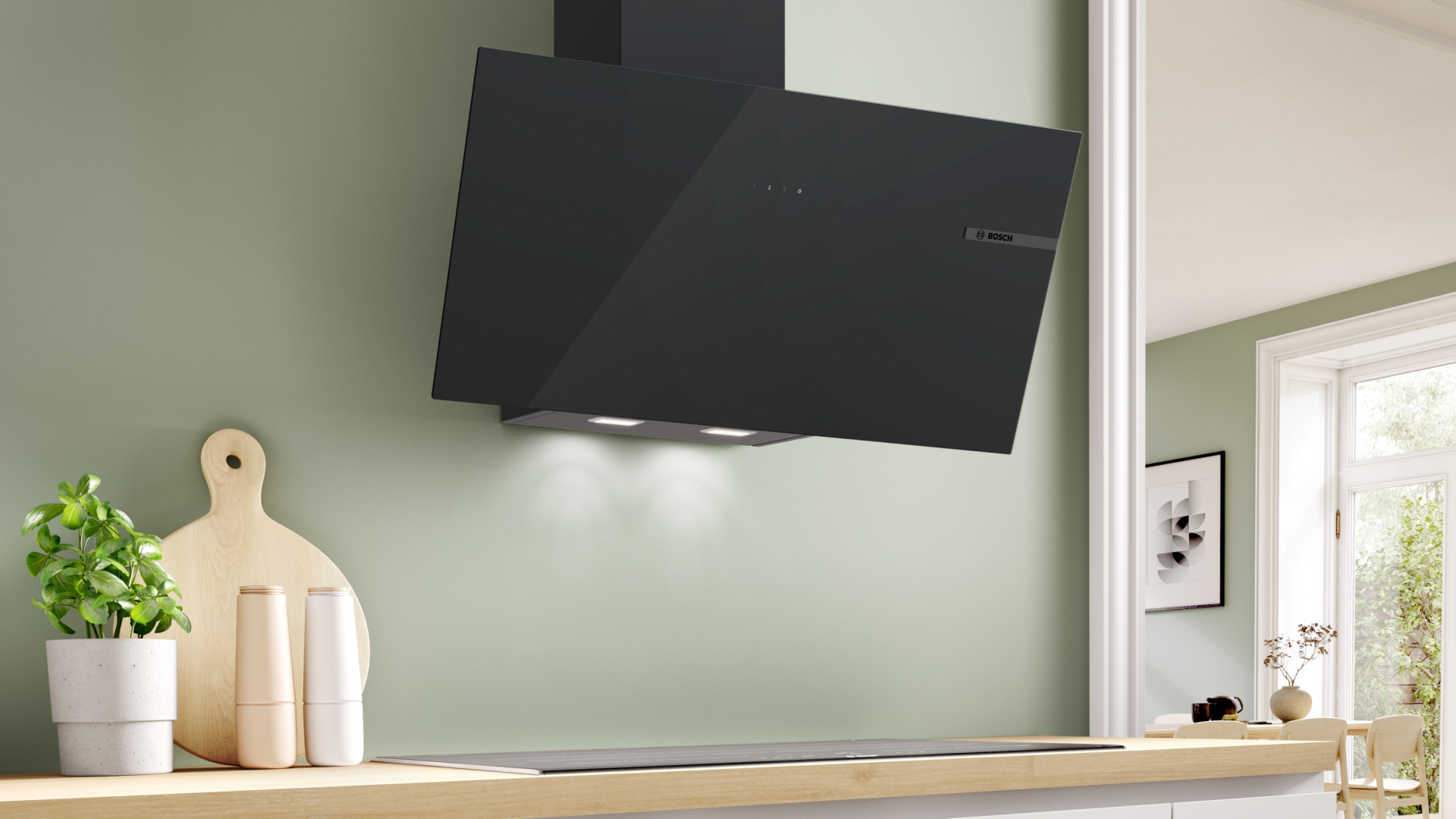 BOSCH DWK85DF61 headfree dampkap - 80cm