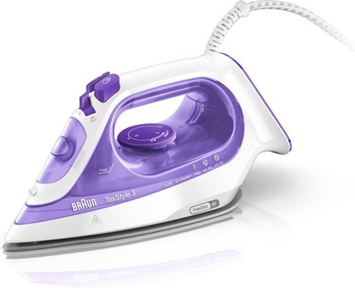 BRAUN (DELONGHI) BHSI3042VI stoomstrijkijzer BRAUN (DELONGHI) BHSI3042VI stoomstrijkijzer