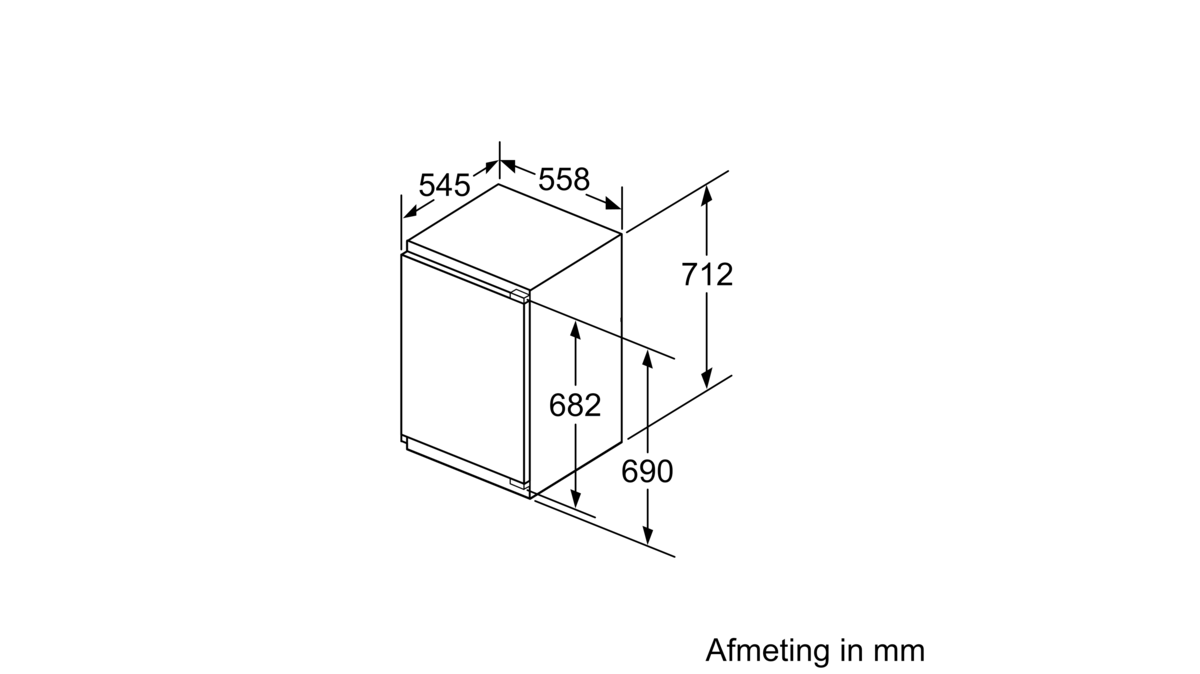 SIEMENS GI11VAFE0 IQ500 inbouw vriezer - 72cm SIEMENS GI11VAFE0 IQ500 inbouw vriezer - 72cm