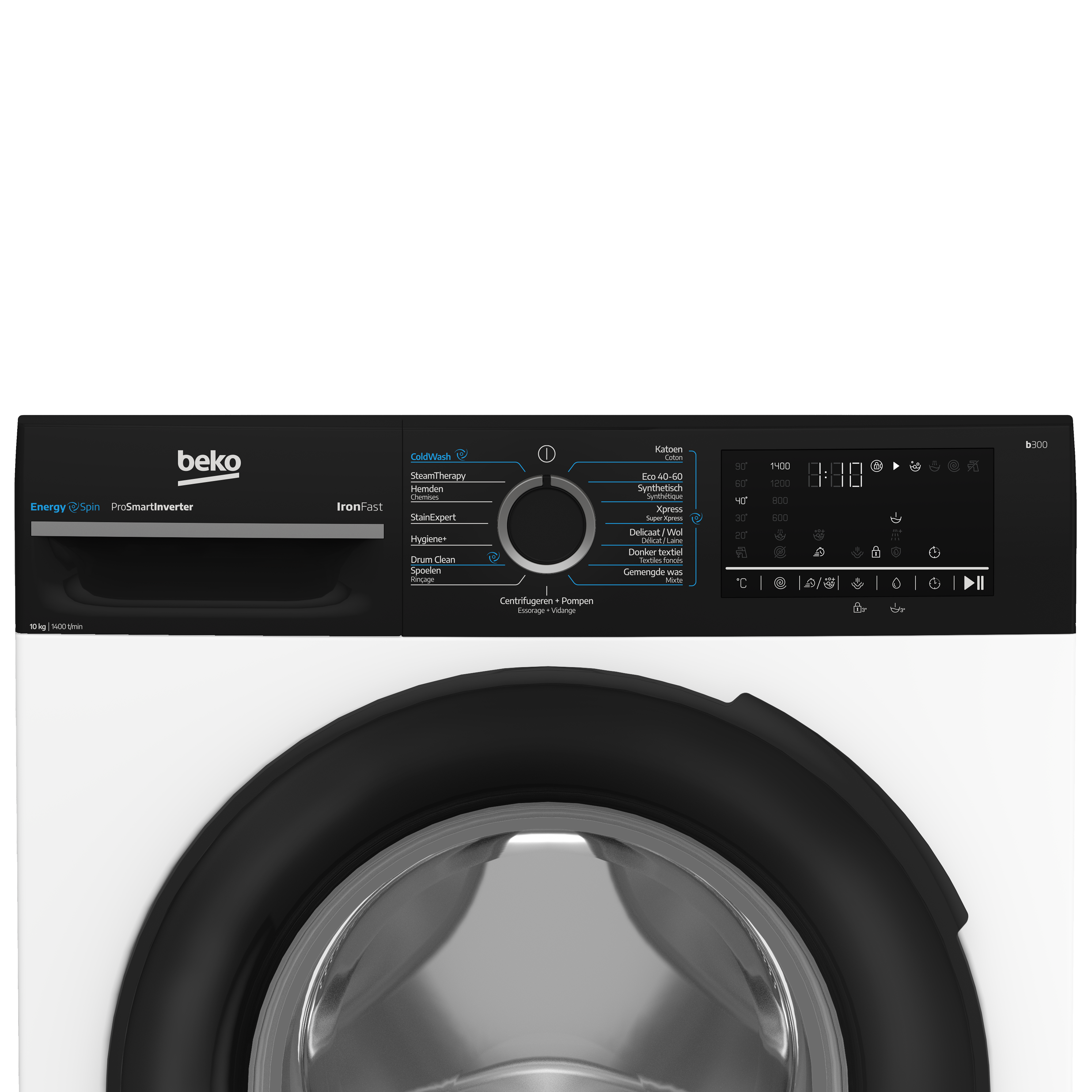 BEKO BM3WFU41041B wasmachine