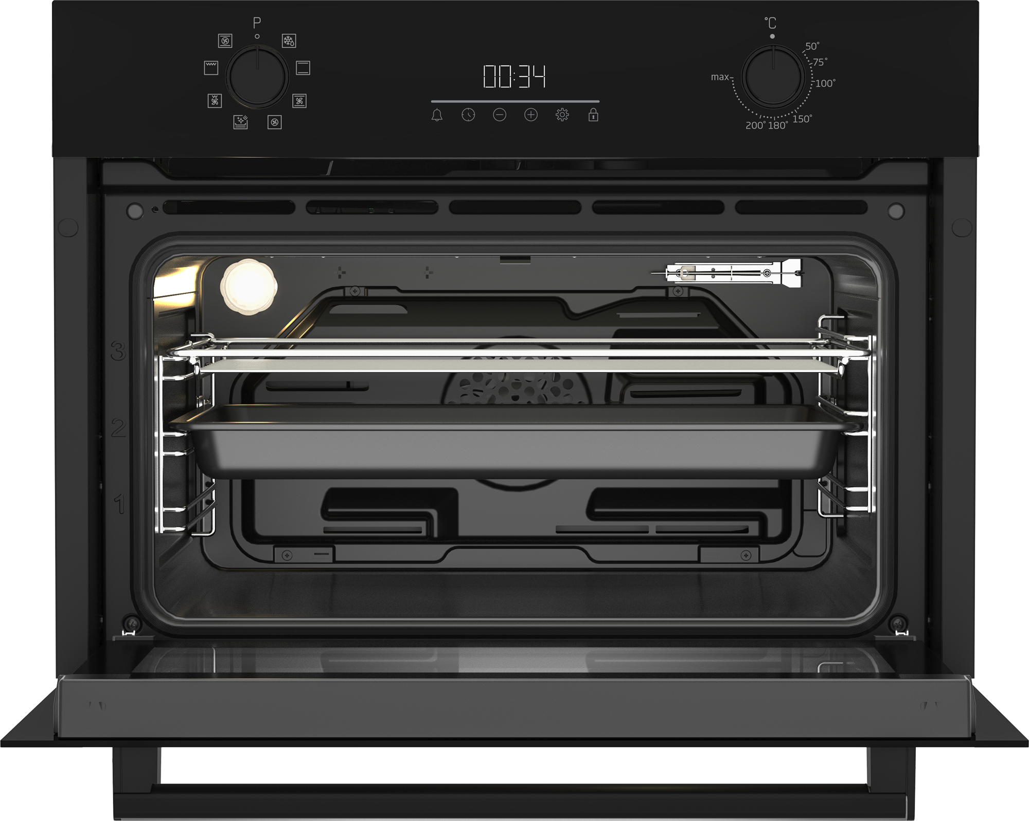 BEKO BBCM13300B multifunctionele oven - 45cm