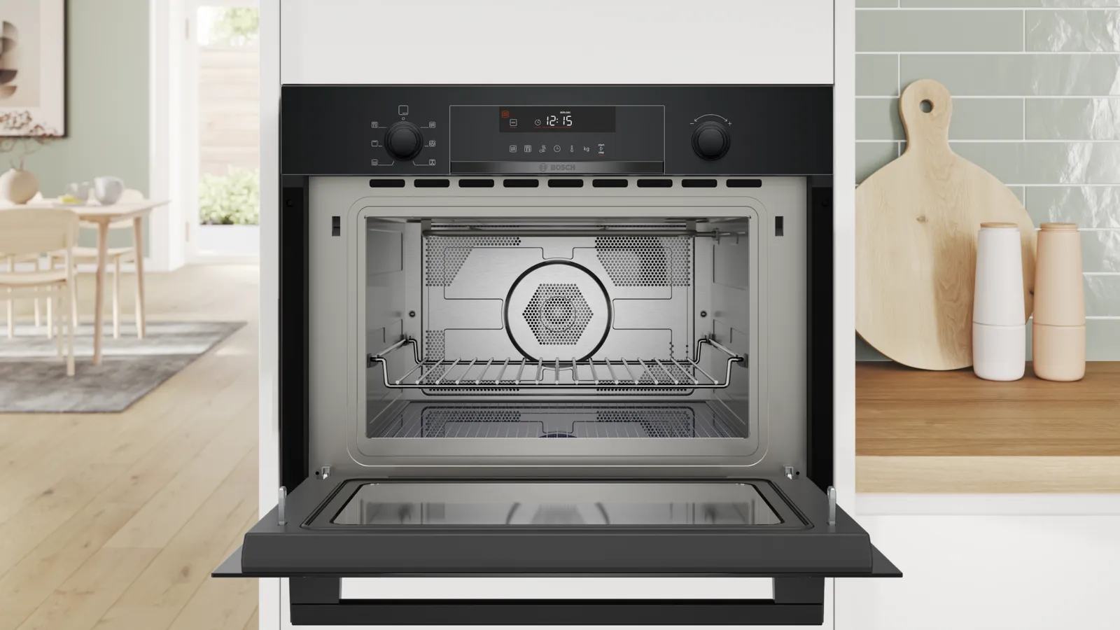 BOSCH CMA585GB1 SERIE 6 microgolfoven - combi - 45cm