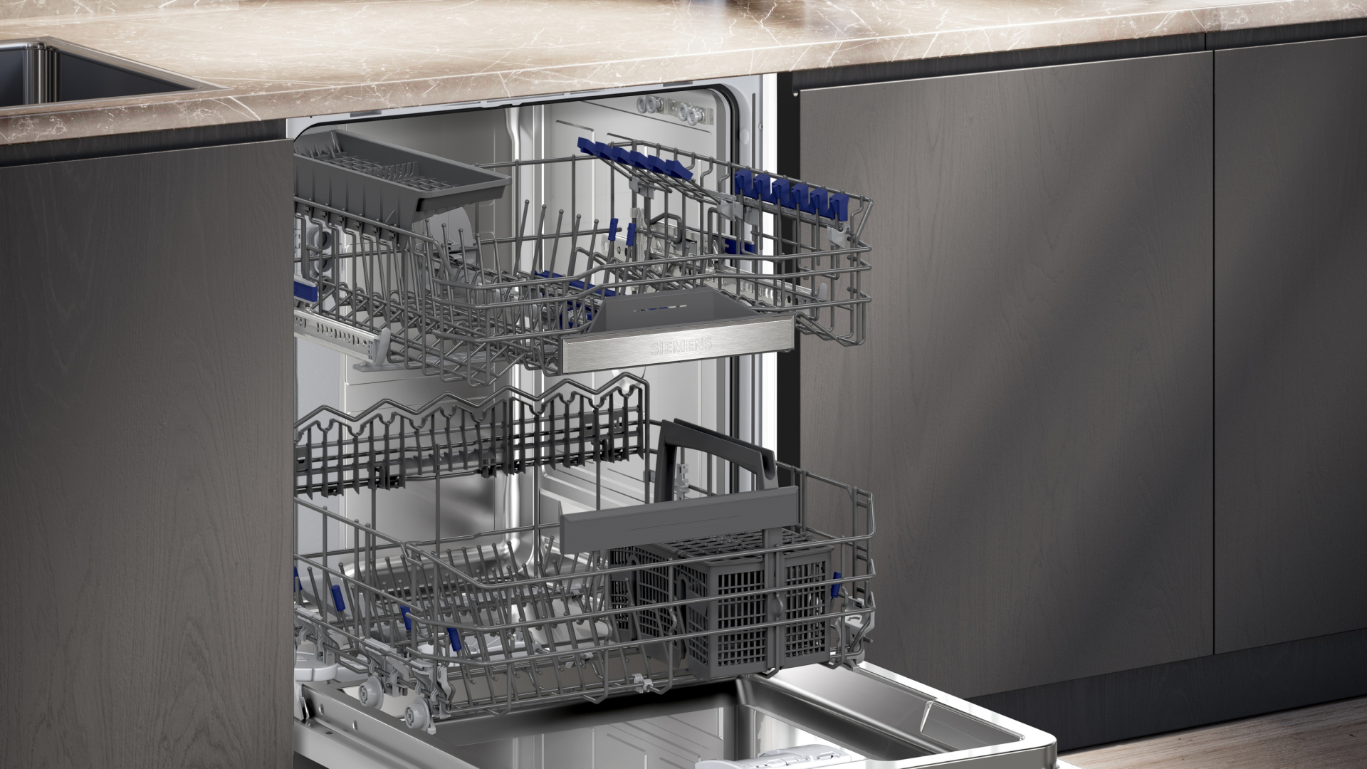 SIEMENS SN65EX15BE IQ500 vaatwasser volledig integreerbaar