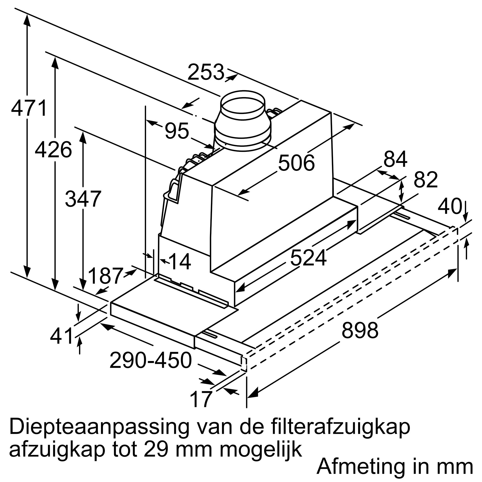 SIEMENS LI97RA561 IQ500 telescopische dampkap - 90cm SIEMENS LI97RA561 IQ500 telescopische dampkap - 90cm