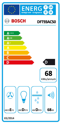 BOSCH DFT93AC50 SERIE 4 telescopische dampkap - 90cm BOSCH DFT93AC50 SERIE 4 telescopische dampkap - 90cm