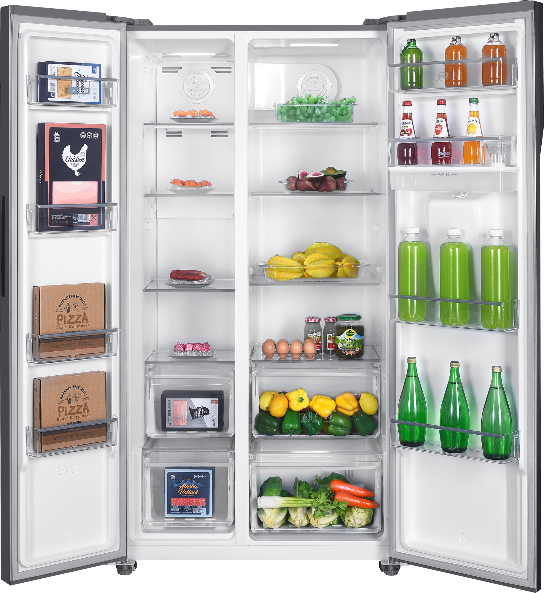 BEKO GNO5322WDXPN side-by-side - 177cm BEKO GNO5322WDXPN side-by-side - 177cm